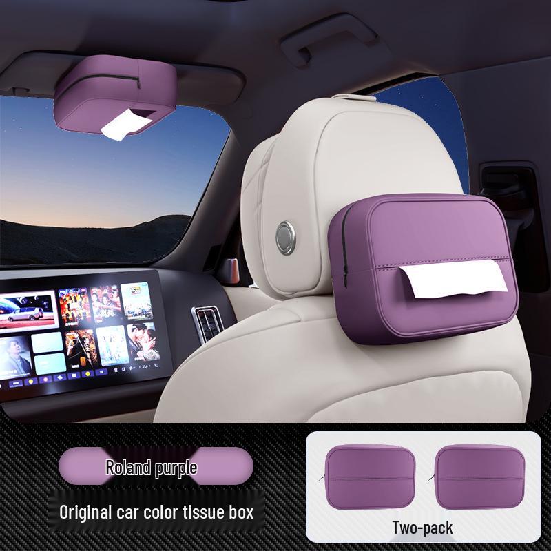 Zhiji R7 Car Tissue Box: New Model Seat Back & Armrest Hanging Holder