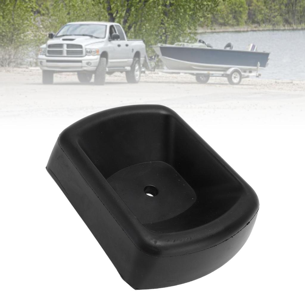 Wheel Chock, Dual Trailer Swirl   Caster Wheel Dock Reinforced Rubber Travel Trailer Tongue   Double Wheel Bar Stabilizer