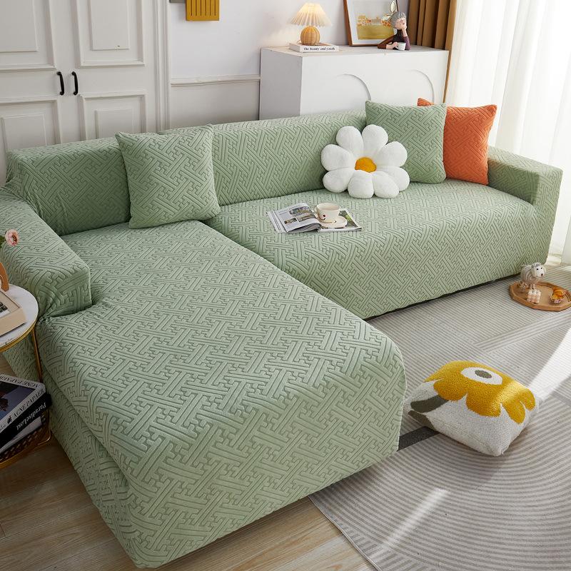 Pogrubiony Elastyczny Pokrowiec na Sofę Całoroczny Uniwersalny Elastyczny Jednoczęściowy Pokrowiec na Sofę Pokrowiec Przeciwkurzowy Tkanina Pokrowca Odporna na Zadrapania przez Koty