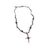 Dark Wind Rose Cross Necklace Women's Clavicle Chain High Sense Light Luxury Niche Necklace 1111 New Jewelry