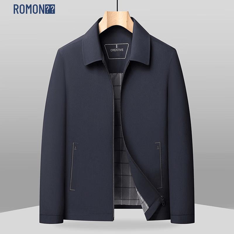 Luo Meng Men s Casual Lapel Jacket 2XL