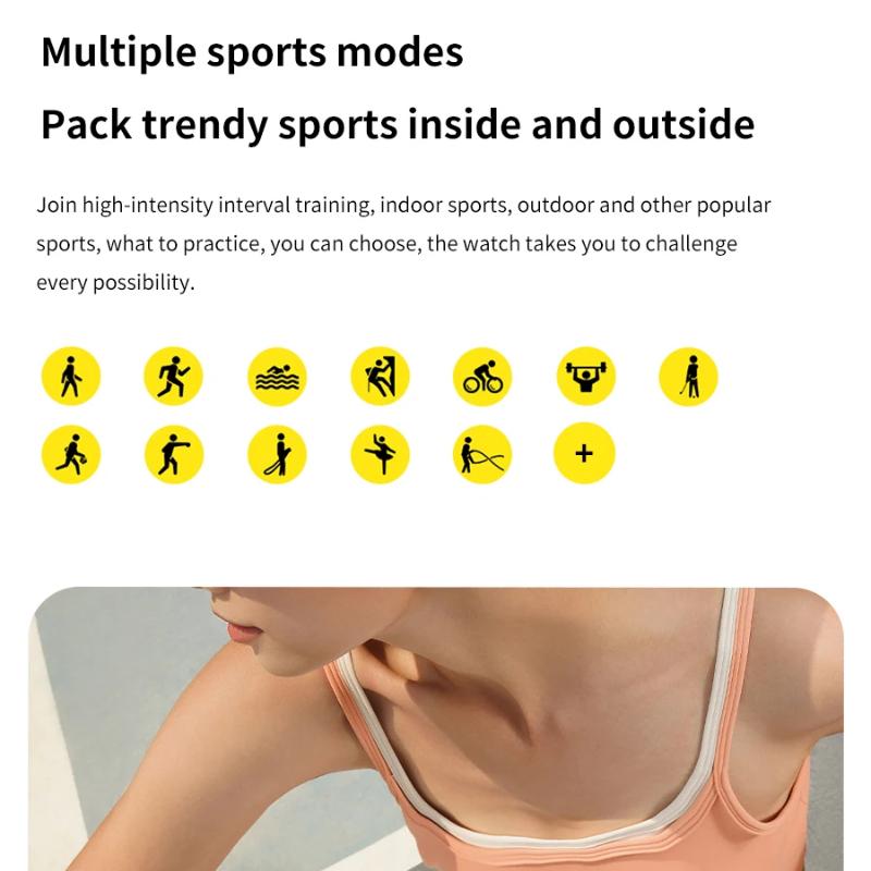 2025 Nou Ceas Smart cu GPS de Urmărire Femei Ecran AMOLED HD Ritm Cardiac Tensiune Arterială Apel BT IP68 Impermeabil Smartwatch Pentru Huawei Xiaomi