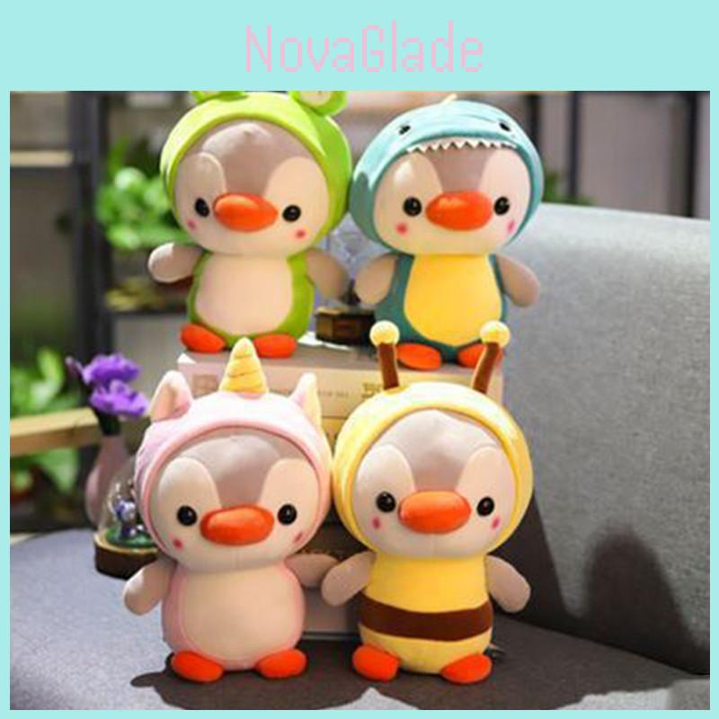 Little Penguin Transformed Plush Doll For Kids Adorable Room Decor And Snuggle Buddy