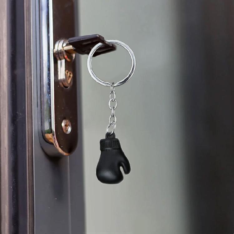 Eye Catching Boxing Glove Style Keychain Weighing 21g Backpacks Purses Hanging Ornament For Sports Lovers