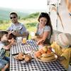 Elastic Table Protectors Outdoor Camping Picnic Rectangular Table Benches Cover Windproof Waterproofie Design