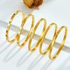 Cross-border New Personalized Electroplated Bracelet Simple European American Ins Style High-end Niche Fashion Accessories