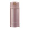 Zojirushi Edelstahl Wasserrose Schnellöffner Einfache Flasche, 360ml, Quarz, & Verschluss, SM-XB36-PZ