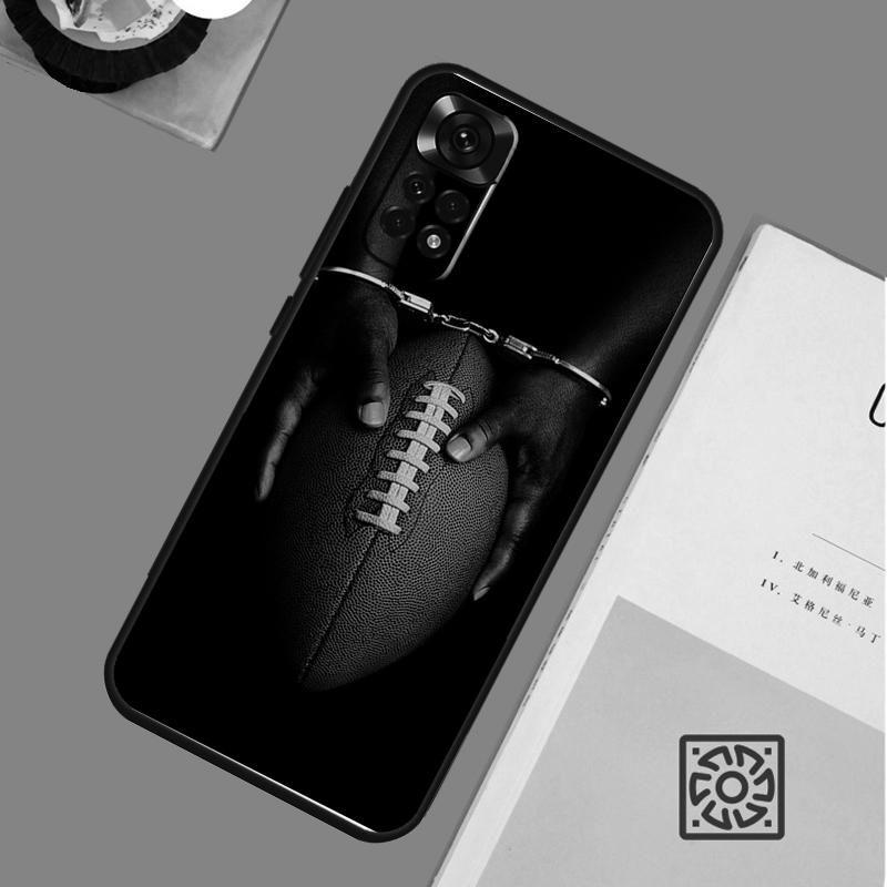 Rugby Ball Case For Xiaomi Redmi Note 14 13 12 11 10 15 Pro Plus Redmi 15 13 13C 10C 12C 14C 15C Cover