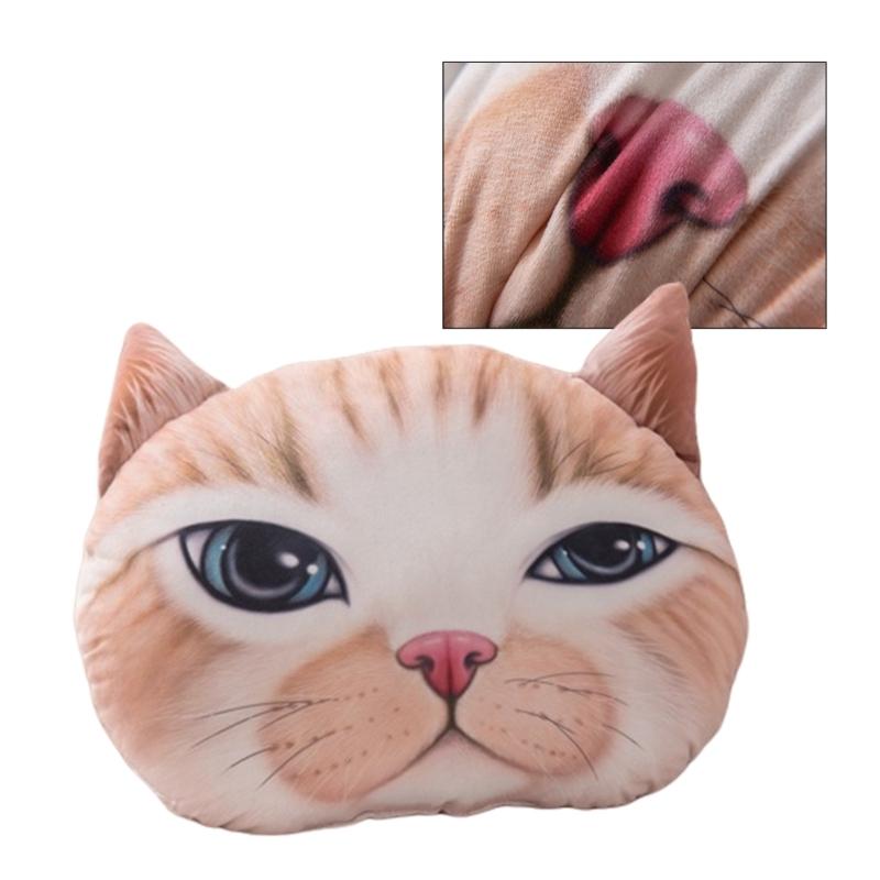Realistic 3D Printed Dog Pillow Comfortable and Durability Plush Velvet Cushion for Animal Lover Optional Prints