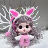 Cartoon Joint Movable Star Eye Princess Barbie Doll Keychain Exquisite Girl Toy Bag Pendant