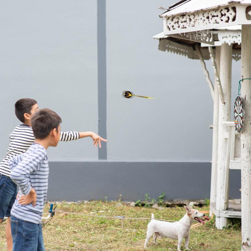 Weiche Spitze Dartpfeil Set Gelber Metallkörper Spitze Pfeile Set Weiche Spitze Dartpfeile Für Elektronisches Dartboard Spitze Pfeile Set Mit Aluminiumkörper