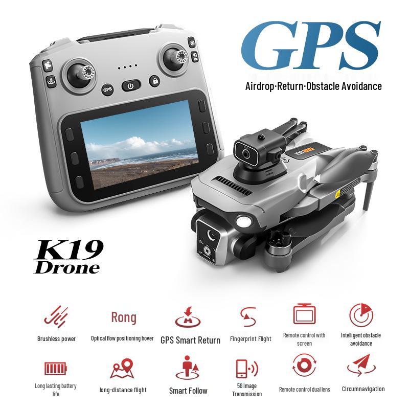 K19MAX HD Aerial Drone with GPS and Screen Control