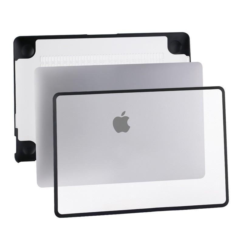 Clear Shockproof Laptop Case MacBook Pro 13 14 16 Air 15.3 Inch M1-M4 Compatible PCTPU Hard Shell Cover