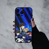 Manga B-Blue L-Lock-K Handyhülle Für iPhone 17pro, 16,15,14,13,12,11 X XR Plus,Andere Weiche Schwarze Hülle