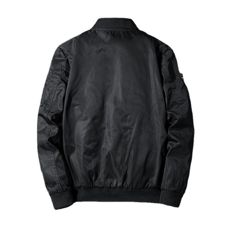 Autumn and Winter Men's Air Force Pilot Jacket Men's Embroidered Baseball Uniform Loose Workwear Large Size Trendy Jacket