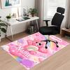 Custom Name Bear Printed Carpet Rug For Office Chair Living Room Bedroom Kitchen Room Decor Gifts