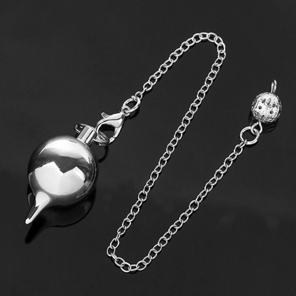 Reiki Metal Pendulum for Dowsing Divination Pendulums Brass Copper Ball Cone Pointed Healing Spiritual Pendant Jewelry Tool 2026