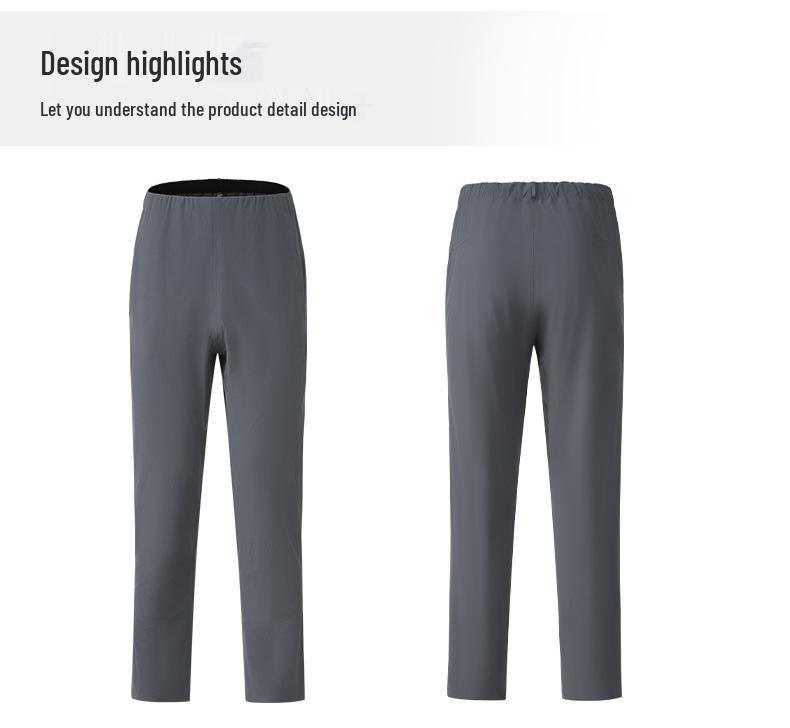 Herren Schnelltrocknende Atmungsaktive Jogginghose – Wasserabweisend, Elastisch, Bequem, Leichte Outdoor-Sportbekleidung