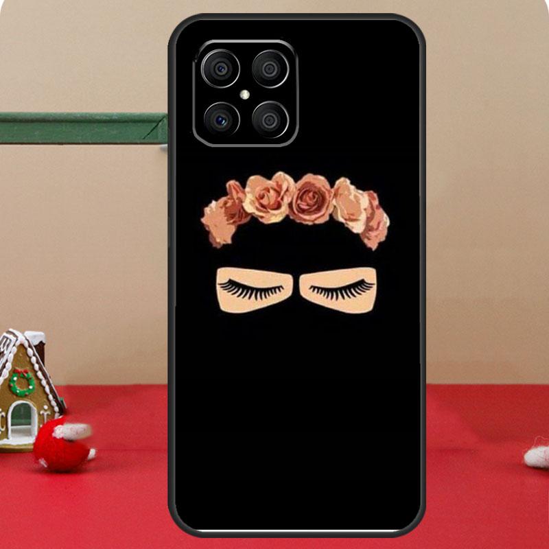 Arabic Muslim Islamic Girl Eyes Case For Honor Magic 6 7 8 Pro Honor 400 200 70 90 Lite X8c X8b X9a X9b X9c X9d Win RT Cover