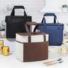 1pcs Large Capacity Insulated Bag Outdoor Picnic Daily Commute Lunch Box Storage Pouch Thermal Food Container Bag