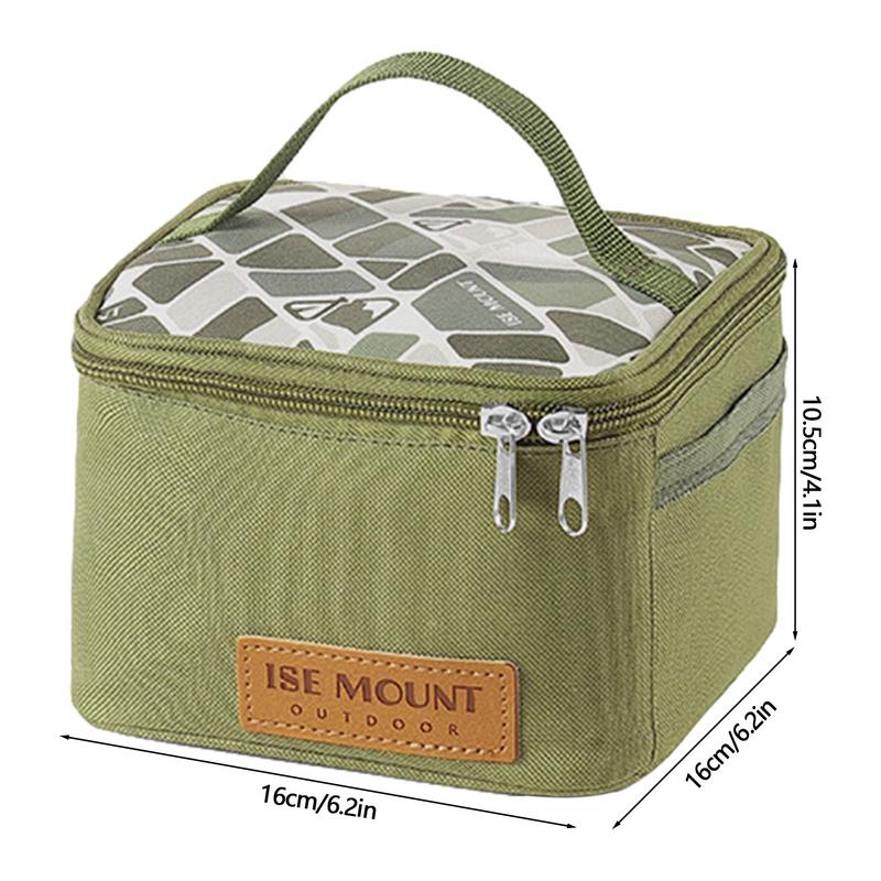 Set di bottiglie per condimenti da campeggio Borsa portaoggetti Bottiglia sigillante portatile per olio Porta sale e pepe Organizer per barattoli di condimenti Per BBQ Picnic