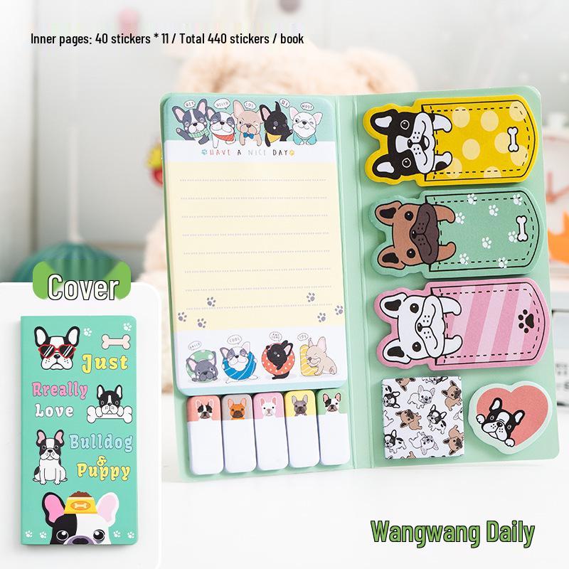 Girly Heart-Shaped Sticky Notes with Irregular Designs - High Value Adhesive Tabs for Creative Classification
