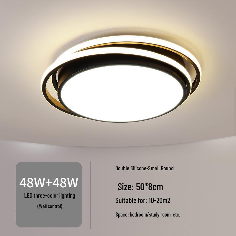 2024 LED Ceiling Light: Modern Minimalist Round Fixture for Bedroom, Living Room, Aisle, Corridor, and Balcony