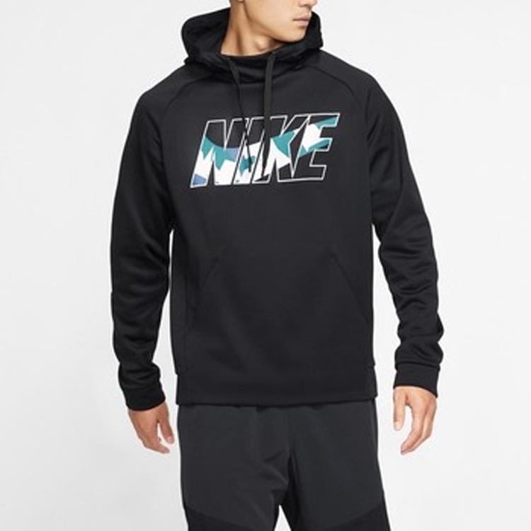Nike Sportswear Pullover Hoodie With Drawstring Men Hoodie Black CK0914-010