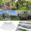 50pcs Landscape Staples, U-Shaped Garden Pins Garden Stakes Staples, Heavy Duty Yard Lawn Tent Stakes Securing Pegs For Weed Ba