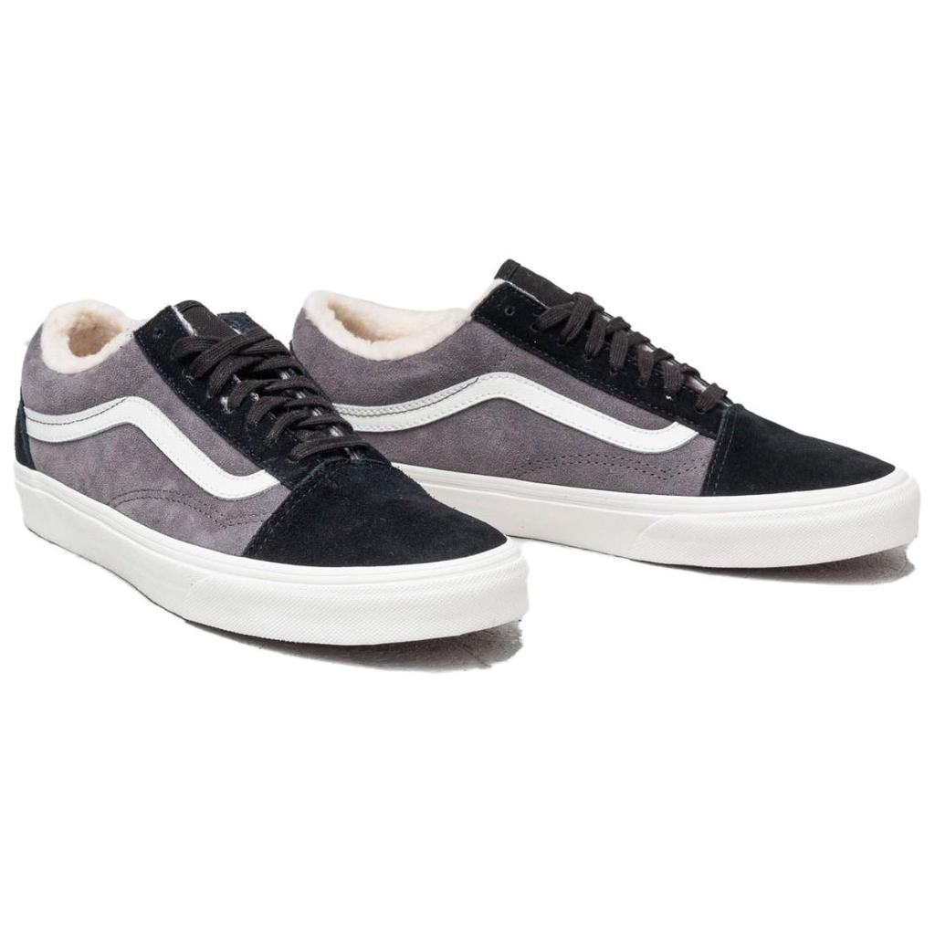 Vans Suede And Sherpa Old Skool 'Grey Black' VN0A38G1UPE
