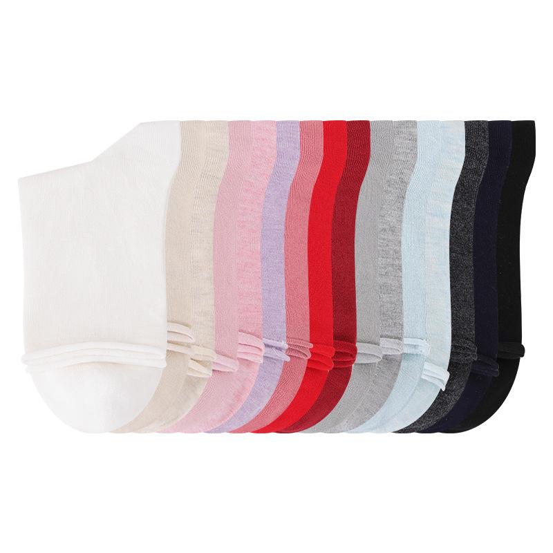 Socks Women Four Seasons Adult Socks Casual Loose Maternity Socks Mulberry Silk Socks Monthly Short Socks