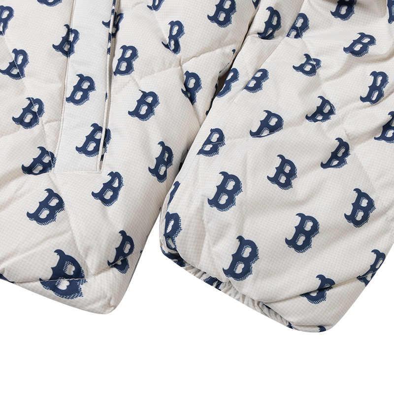 New MLB Down Jacket Unisex Blue White 3ADJM0646-43WHS