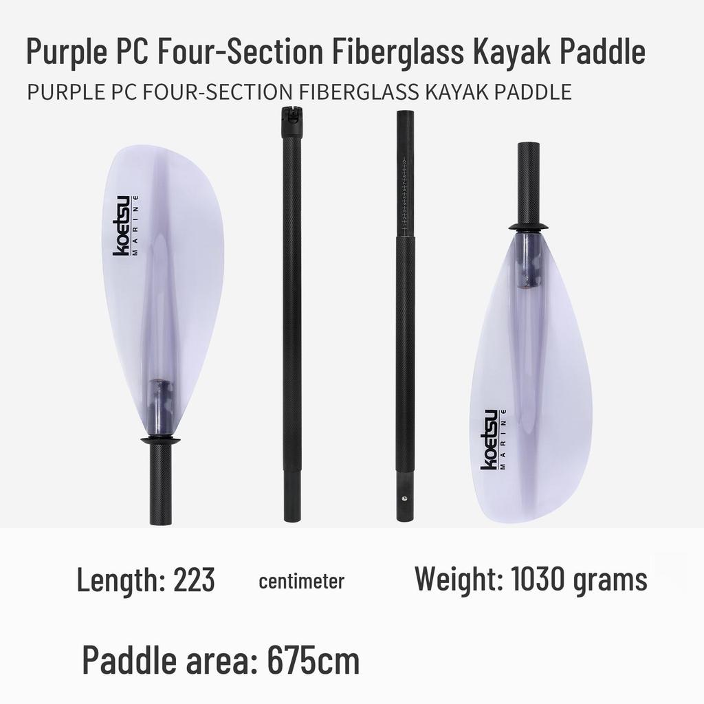 KOETSU Surf Paddleboard Dual-Use Aluminum Paddle: Single/Double Head Kayak & Paddleboard Paddle