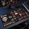 Anime The Binding Of Isaac Mauspads Spiel Tastatur Verriegelte Kanten Mauspads Computerzubehör Rutschfeste Schreibtischunterlagen PC Schrank Mauspads
