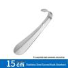 Extended Handle Stainless Steel Shoehorn for Elderly - Portable and Durable