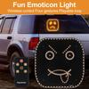 New Car Expression Smile Light With Remote Control Modes Rage Car Lighting Light Light Road Light Warn Face Led 4 Gesture N Y3i4