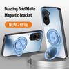 EUCAGR Pentru Xiaomi Poco M7 Luxos AG Mat Soft PC+TPU Suport Mat Capac Spate Pentru Carcasa Telefon Xiaomi PocoM7 Coque CU Suport