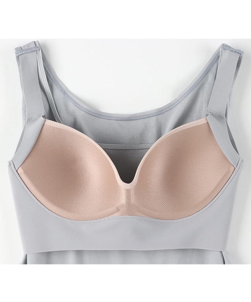 Wacoal Cupped Innerwear Bra Maintains Bust Machine Washable a CLB759 GY [Hugging Top] - Skin-Friendly Fit, Shape, (Use Net) M(UB-)