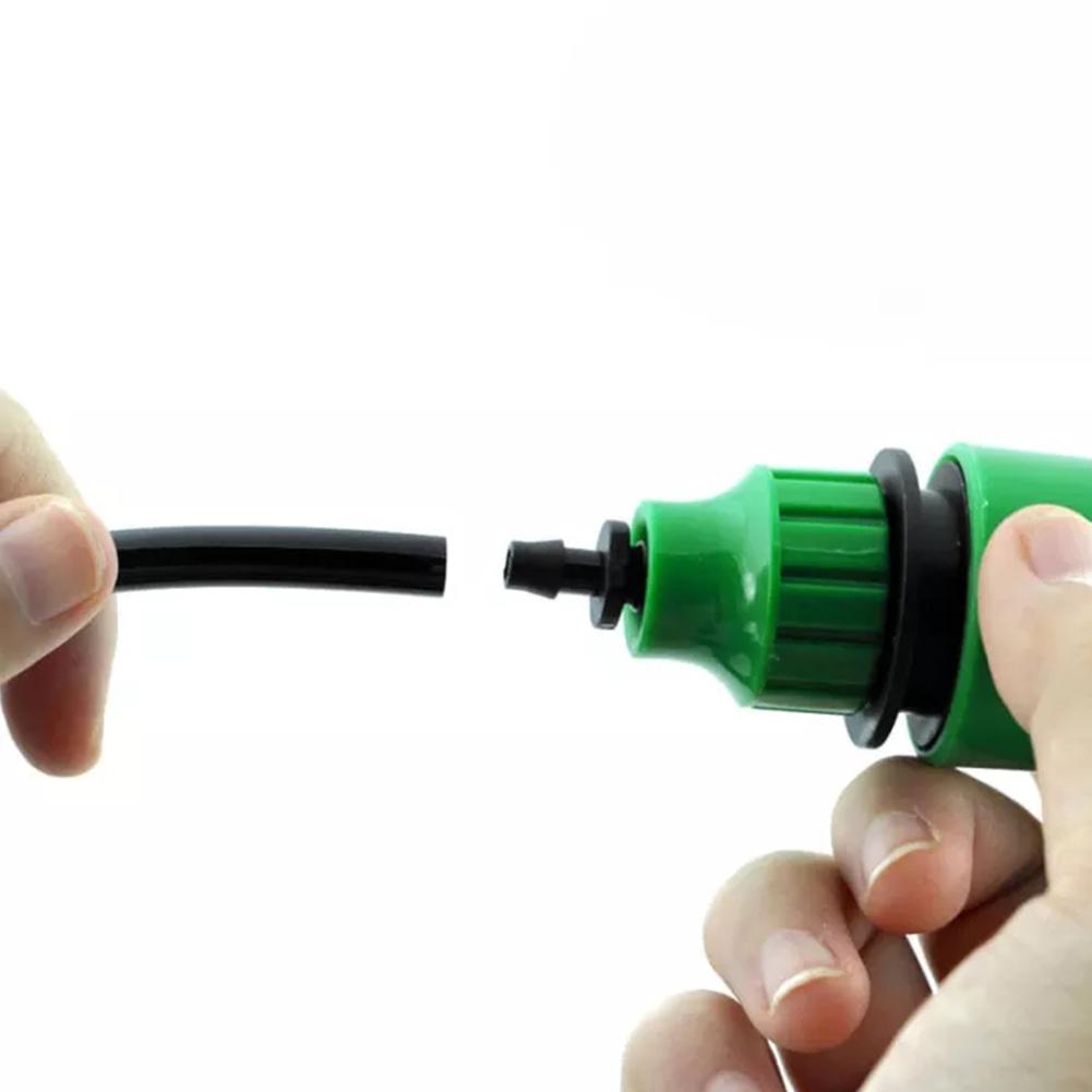 5 pcs Water Pipe Quick Connector Plastic Hose Pipe Connector For Garden Pipeline Drip Irrigation System Watering Equipment Parts