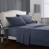 Solid Color Bed Linen Set Sheets Full Sets Mattress Cover Flat And Fitted Sheet With Pillowcases Twin Full Queen King Size