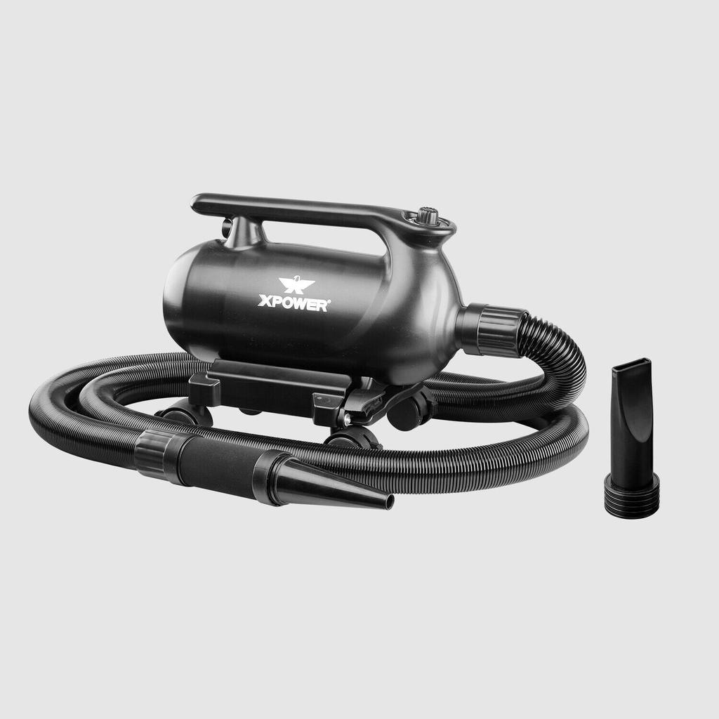 Asciugatore per Auto Spazzaneve XPOWER Asciugatore Professionale per Auto Blower con Base Mobile con ruote Asciugatura Rapida Strumenti per la Pulizia Asciugatore Rapido Portatile A-16
