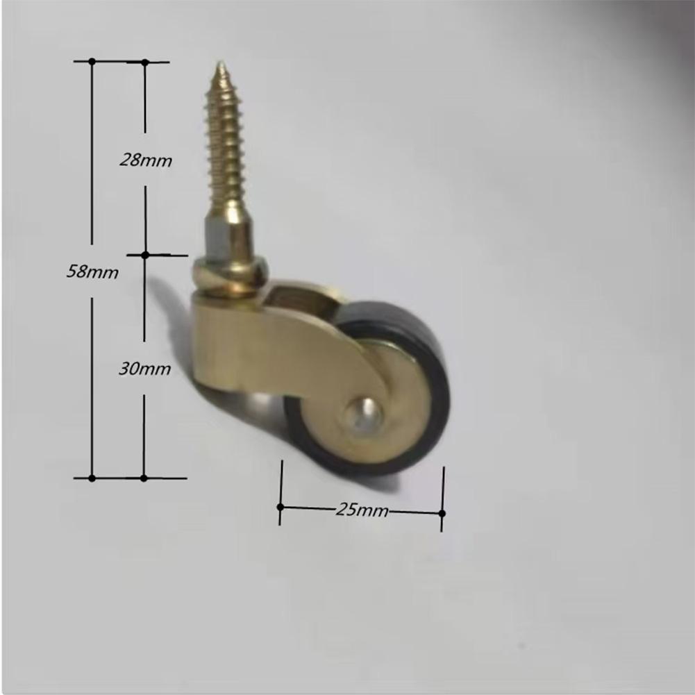 Kółka do mebli Kółka mosiężne Cichy ruch Łatwa mobilność w ciasnych przestrzeniach Solidna konstrukcja nośna