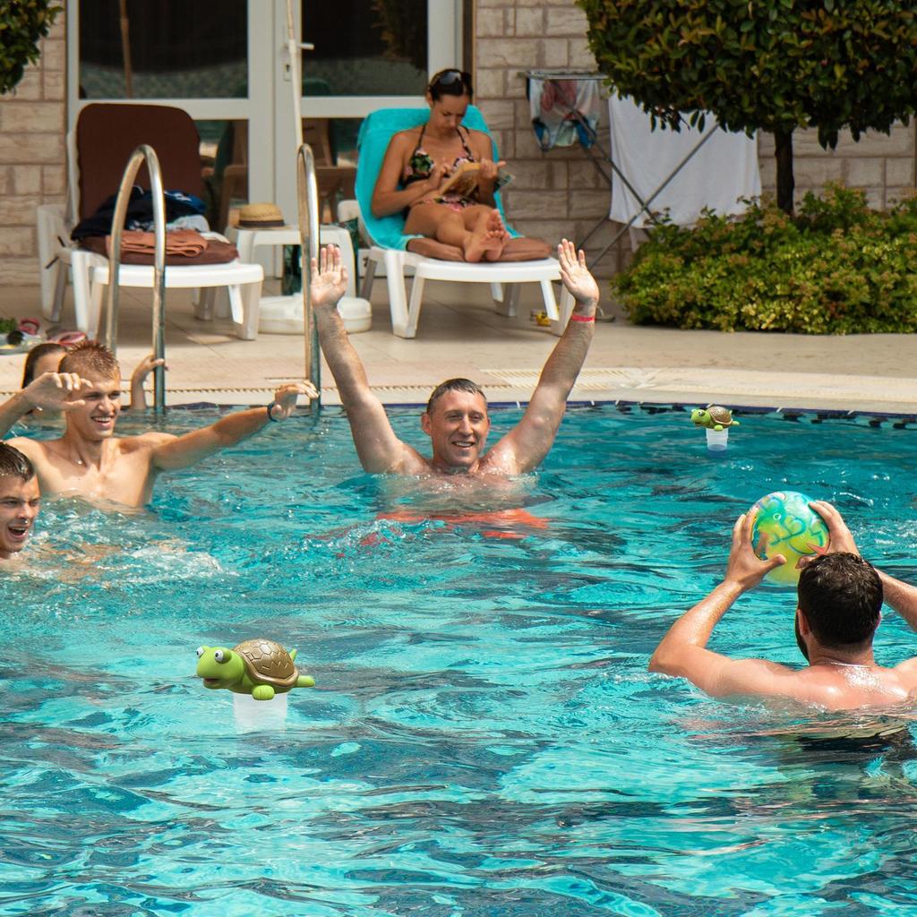 Pool Turtle Chlorine Dispenser Cute Turtle Chlorine Tablets Holder Floater Safe Clear Animal Floating Chlorinator For Hotel