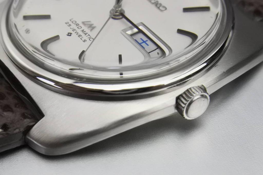 A 1970 SEIKO Lord Matic 25 jewels automatic a masterpiece of Japanese square-shaped design 5606-7130 men's Watch, craftsmanship.