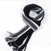 Fashion Cashmere Men Striped Scarf Thick Tassel Stole Winter Long Shawl Neck Warm Soft Neck Wrap