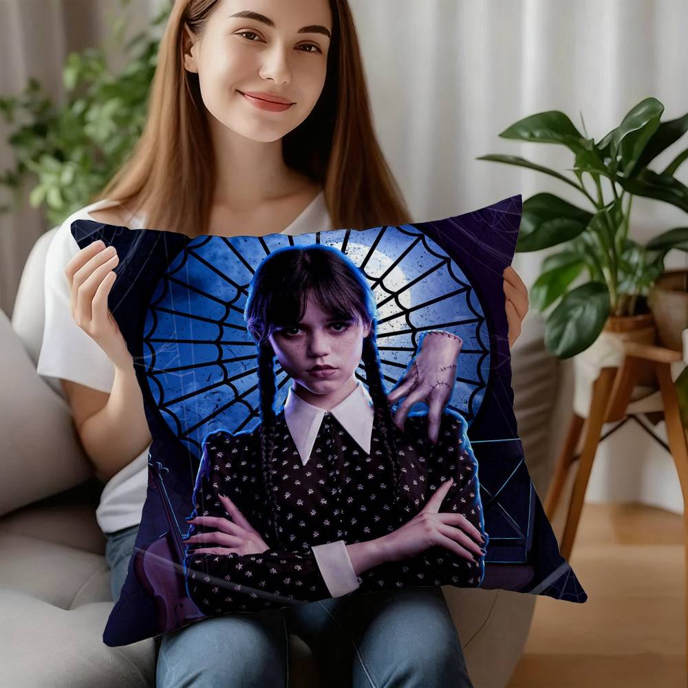 Film W-Mittwoch Kissenbezug Kurzplüsch Sofa Dekorativ Geschenk Zuhause Doppelseitiger Druck Kissen