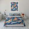 Colorful Butterfly Pattern Set  Kid'S And Adults' Bedroom Decor, Exquisite Three-Piece Bedding Set Gift