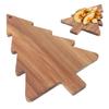 Christmas Tree Serving Board Wooden Cutting Board Sushi Tray Kitchen Charcuterie Chopping Board Party Fruit Plate Home Decor