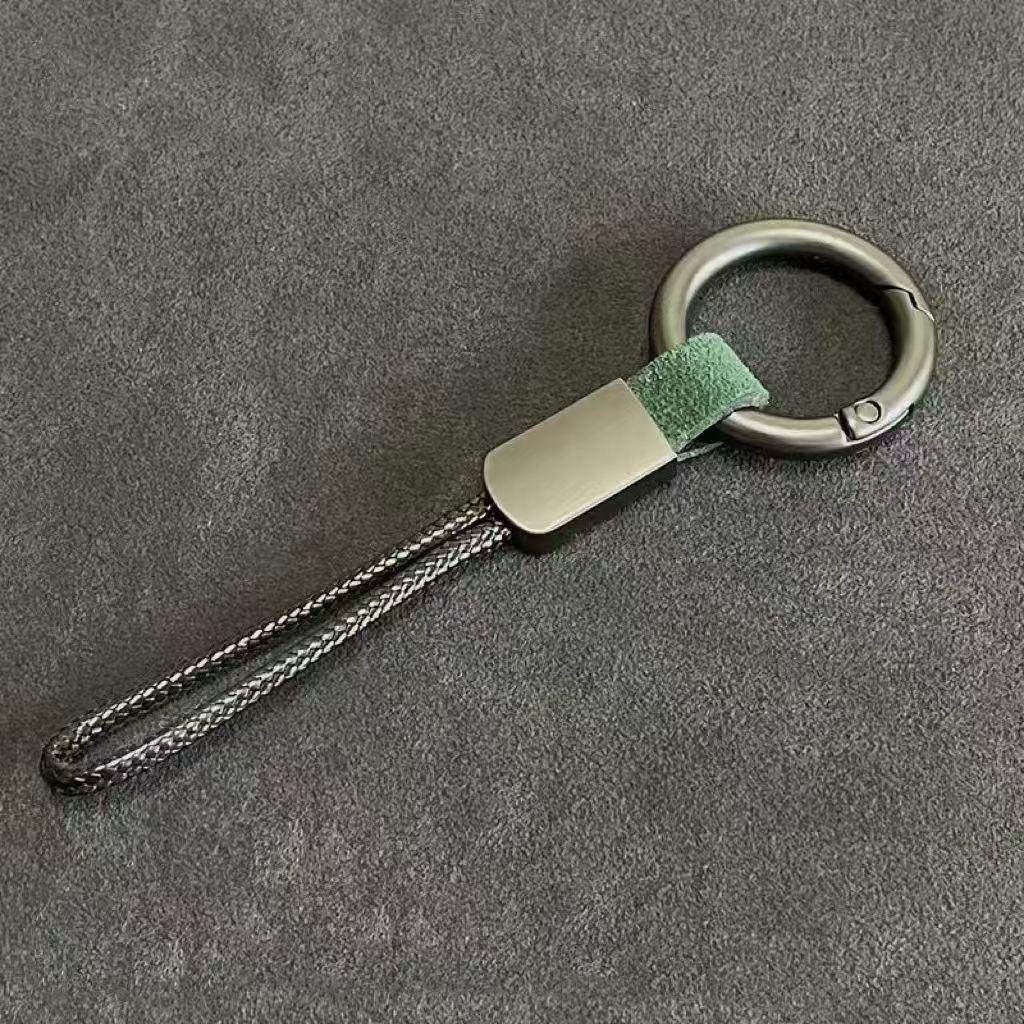 High-End Suede Woven Car Keychains - Simple, Creative, Unisex Lanyard