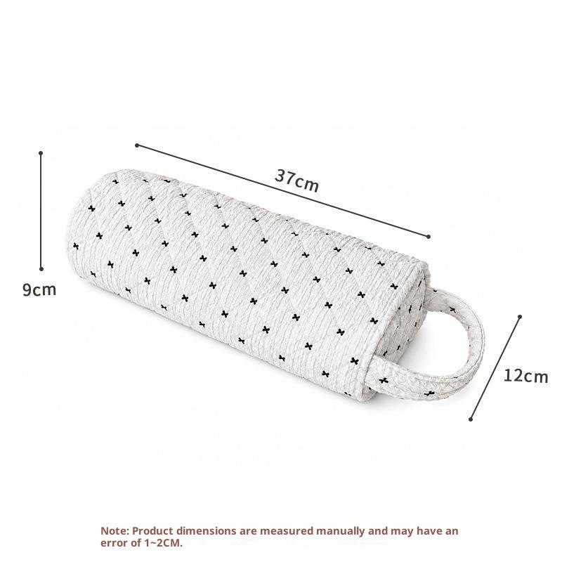 Large Capacity Quilting Cotton Hair Dryer Storage Bag Soft Durable with Handle for Travel Home Hair Dryer Pro Organizer